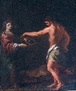 Simone Cantarini,Called Il Pesarese portrait oil painting